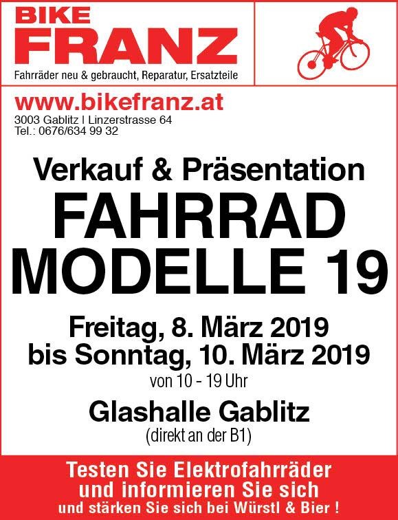 Fahrrad Modelle 2019