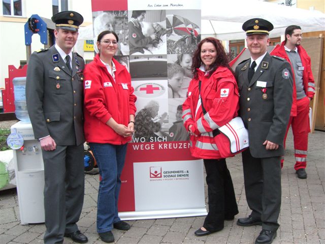 v.l Dr. Serge Weinmann, Ingrid Jauck, Alexandra Stangl, Heinz Preisz