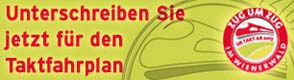 Unterschreiben sie fr den Taktfahrplan!